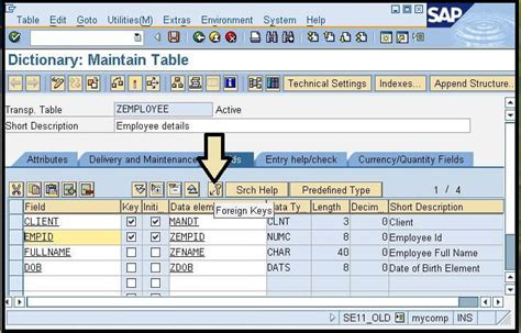 Image result for How to Create Foreign Key in ABAP View