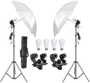 TURBOMAX TRI Umbrella Light for Studio + 20W Bulb for Photography ...