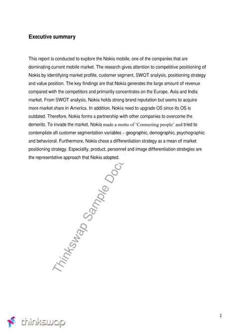 Executive Summary Assignment Example 的图像结果