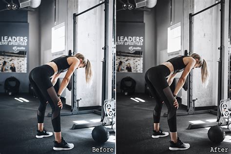 7 Fitness Mobile and Desktop Lightroom Presets - MasterBundles