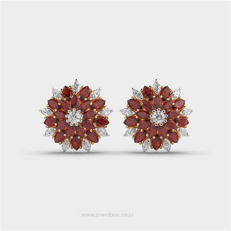 Buy Mellow Spring Diamond Studs At Jewelbox