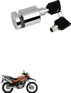 AS TRADERS Heavy Duty Disc Brake Lock Stainless Steel 7mm Pin for Hero ...