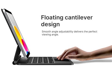 typecase Edge Magic Style Keyboard for iPad 10th Generation (10.9 Inch ...