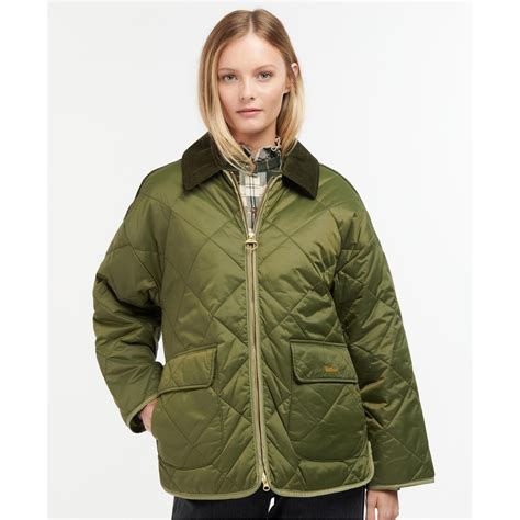Barbour | Ryhope Quilted Jacket | Women | Cadet Green | Flannels