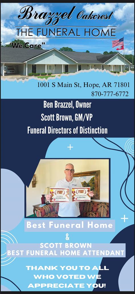 Brazzel Funeral Homes | Hope AR