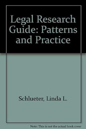Buy Legal Research Guide: Patterns and Practice Book Online at Low ...