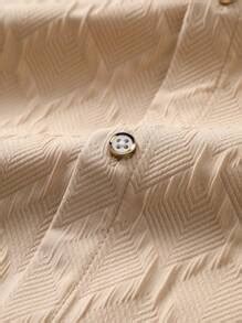 Manfinity Homme Men's Casual Short Sleeve Shirt With Geometric Pattern ...