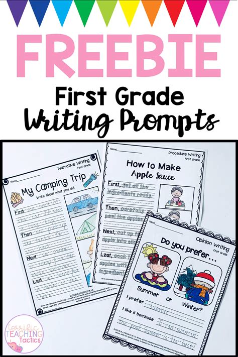 Writing Prompts 1St Grade Worksheets 120 – Printable PDF Template