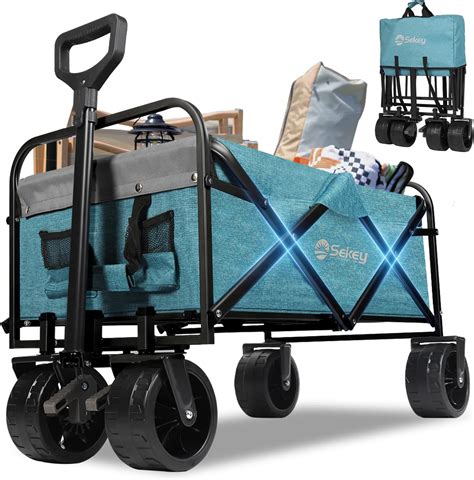 Amazon.com : TIMBER RIDGE Outdoor Collapsible Wagon Utility Folding ...