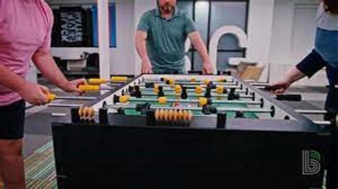 Foosball Table - BOOT BOY BB 123 IN Black Foosball Soccer Table - Black ...