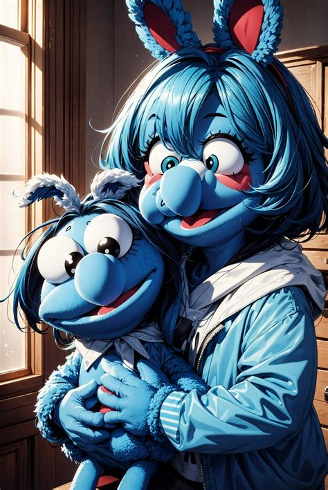 Blue Muppet — Yodayo