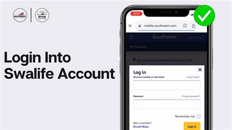 Swalife Login Page - South West Airlines Login Page | Swalife.com - YouTube