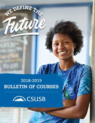 CSUSB Bulletin of Courses (Course Catalogs) | Arthur E. Nelson ...