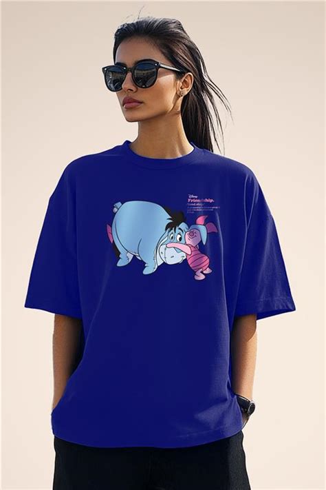 Disney Piglet Blue Oversized Graphic T-Shirt – Juneberry