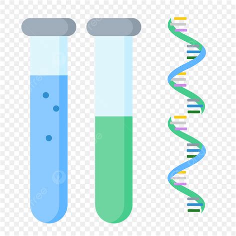 Elemento De Diseño De Vector De Prueba De ácido Nucleico Plano Original ...