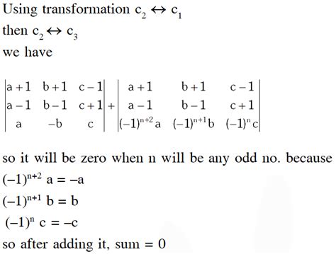 Determinant - JEE Main Previous Year Question with Solutions