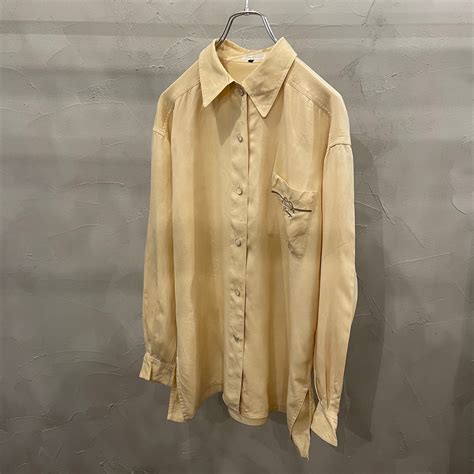 Burberrys / embroidery silk shirt / 90's | ROOM