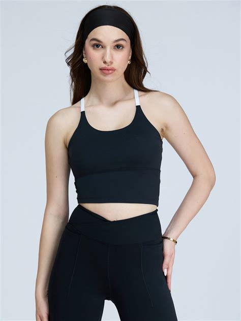 Black Cross Back Sports Bra – CAVA Athleisure Pvt Ltd