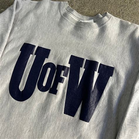 90s Champion reverse weave "U OF W" sweat【仙台店】 | What’z up