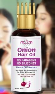 mom touch Onion Oil for Hair Fall & Growth Control Enriched With Black ...