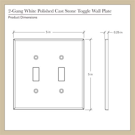 allen + roth 2-Gang Standard Size White Polished Cast Stone Indoor ...