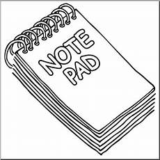 Pad Clipart by Clip Note Pad B W I Abcteach Abcteach Pad Clipart
