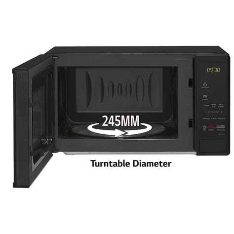 LG 20.0 L, MS2043DB.DB1QILN Solo Microwave Oven (Black) – Value Plus India