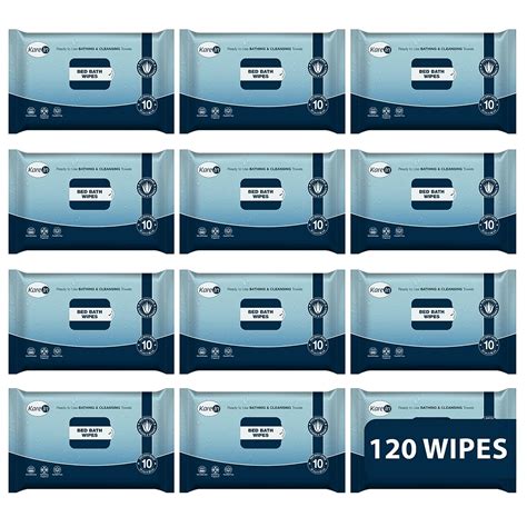 KareIn Bed Bath Wipes, Adult Wet Wipes, 120 Wipes, Adult Bath Wipes ...