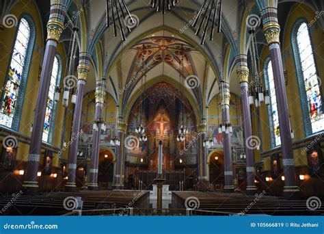 Cathedral of the Madeleine in Salt Lake City Stock Image - Image of ...