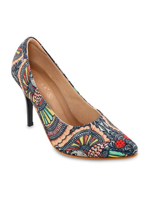 Kanvas Ethnic Festive Ancient Madhubani Pumps