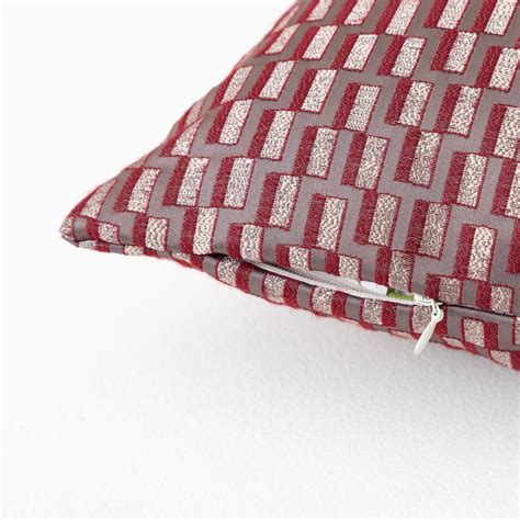 Buy Fiesta Red Embroidered Cushion Cover- Set of 2- 40 x 40 cm from ...