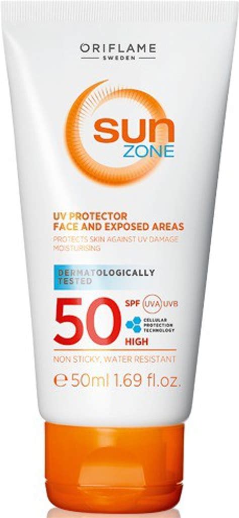 Oriflame Sweden Sun Zone UV Protector Face and Exposed Areas High - SPF ...