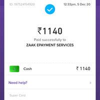 Zaakpay.com — Im complaining about electricity bill payment.