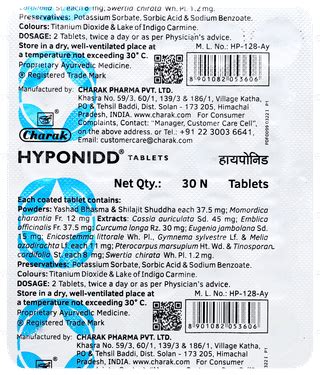 Hyponidd Tablet 30 - Uses, Side Effects, Dosage, Price | Truemeds