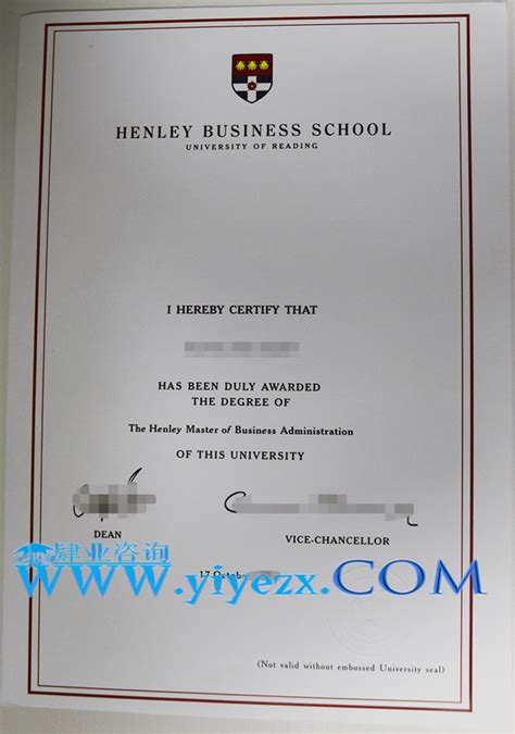 Henley文凭购买|Henley毕业证办理|Henley文凭办理