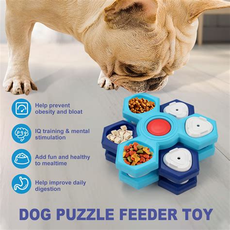 4 Layers Slow Feeder Puzzle Dog Bowls Assemble Slow Eating Bowl For ...