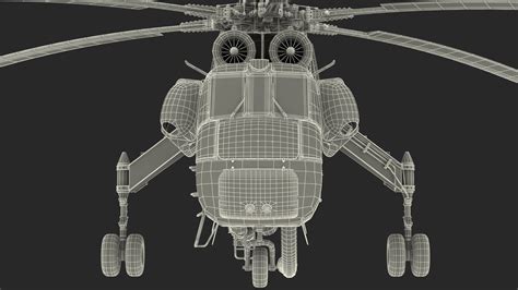 3D Sikorsky S-64 Skycrane Firefighting Helicopter | 3D Molier International