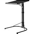 Shopurb Folding Laptop Table Black with Adjustable Height and Tilt ...