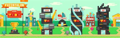 Fuzz Bugs Fuzzathlon - Michael Hays, Illustrator, Designer, & Art Director