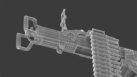 DshK Heavy Machine Gun - 3D Model by frezzy