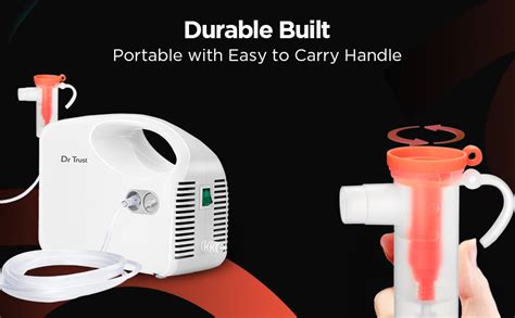 Dr Trust USA Compressor Nebulizer Machine Complete Kit for Adults and ...