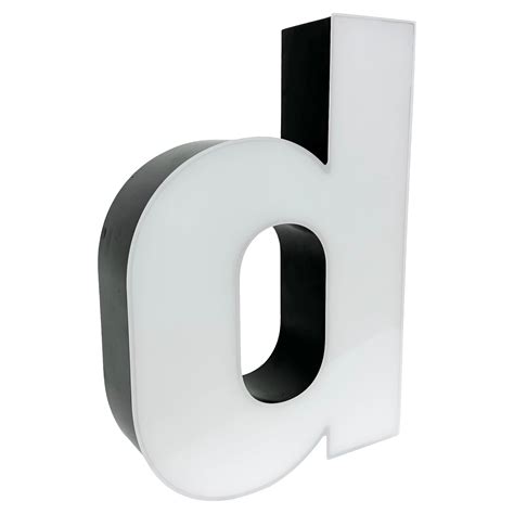 Vintage Blue Plastic Illuminated Letter R, 1970s For Sale at 1stDibs