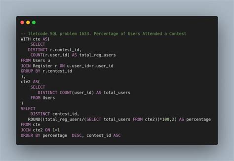 Image result for SQL 50 LeetCode Solutions