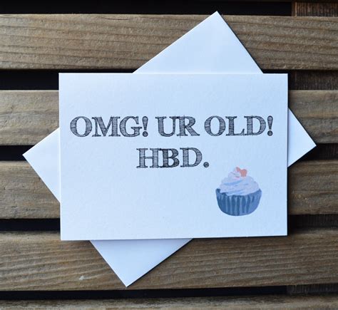 OMG! UR OLD HBD | Happy Birthday Greeting Cards – thisandthatcreationsinc