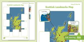 Hame'll Dae Me Scottish Landmarks Display Poster - Twinkl