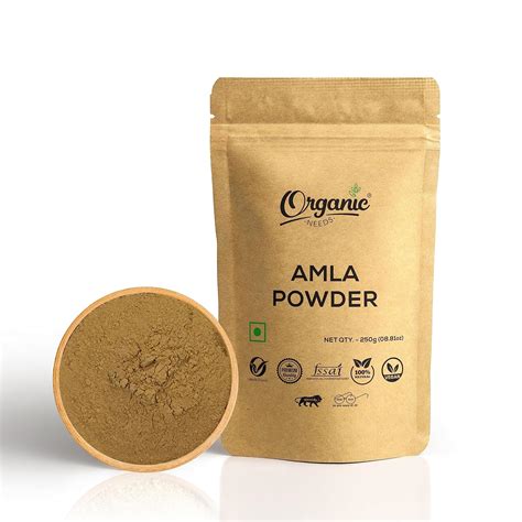 Organic needs Amla fruit powder 250 Grams, amla powder for eating, amla ...