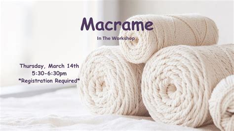 Learn Macrame, 203 Library St, De Forest, WI, United States, Wisconsin ...