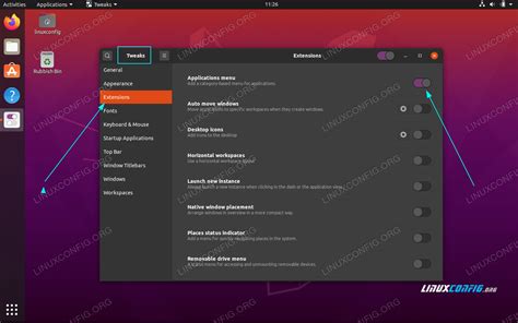 Applications Menu Ubuntu 的图像结果
