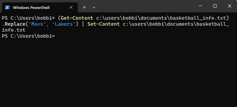 PowerShell Replace String 的图像结果