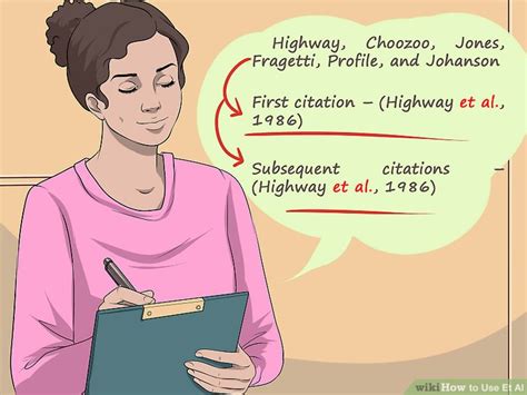 Image result for Example Citation Using Et Al